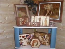 Tableaux en marqueterie