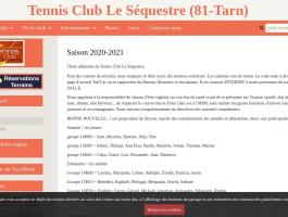 Bienvenue sur le site du Tennis Club Le Séquestre