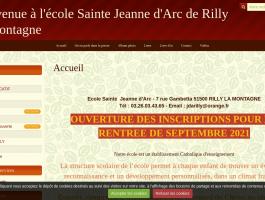 Bienvenue à l'école Jeanne d'Arc de Rilly La Montagne