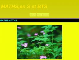 MATHS,en S et BTS