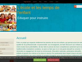 L'école et les temps de l'enfant