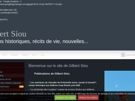 Gilbert Siou, romans, essais, nouvelles