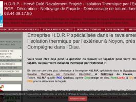 HDRP ravalement, décoration de façade, isolation thermique par l'extérieur RGE dans l'oise