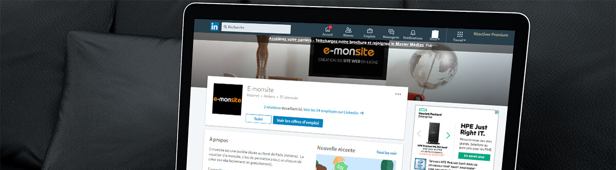 Linkedin e monsite