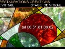 ATELIER VITRAIL, STAGE VITRAIL, FORMATION, COURS DE VITRAUX