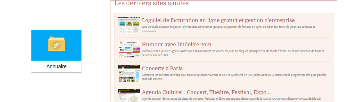 Refresh annuaire