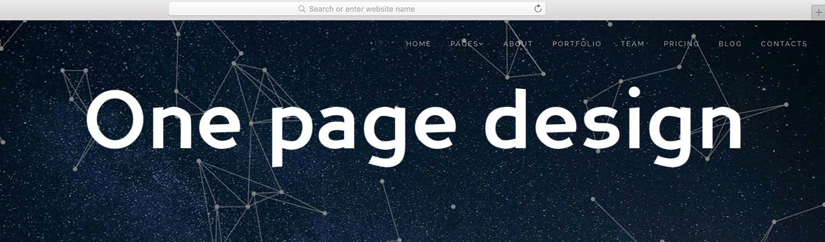 Quels sont les avantages et les inconvénients d'un site one-page ?