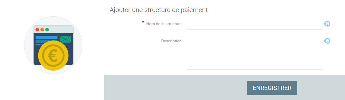 Structure paiement