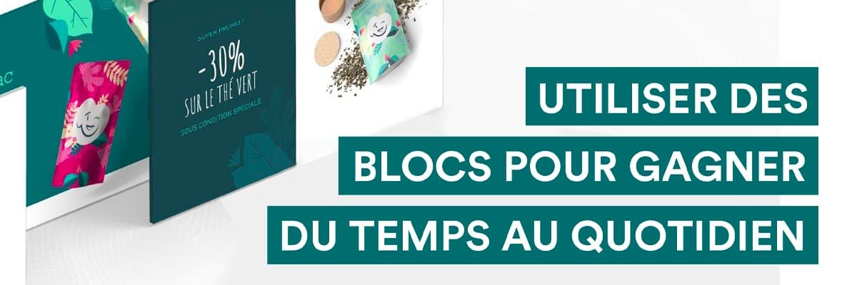 Utiliser bloc e monsite