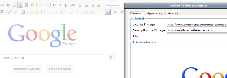 Balise alt d'une image