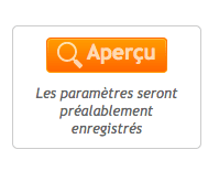 Bouton d'aperçu du rendu sur site