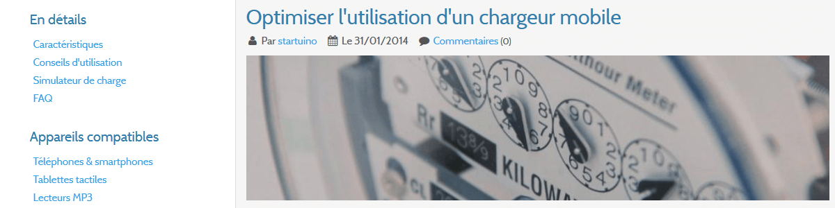 Chargeur usb