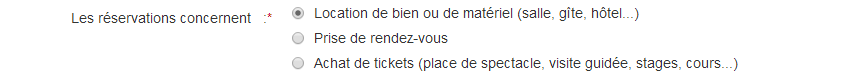Choisir le mode d'utilisation du module