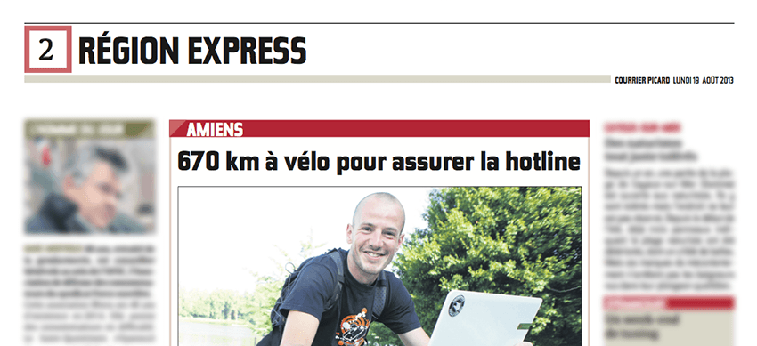 E-monsite dans le Courrier picard