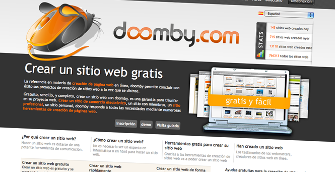 Crear un sitio web gratis