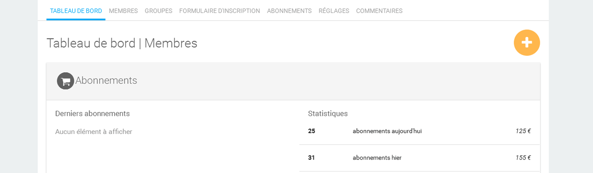 Espace membres tb