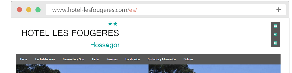 Exemple de site multilingue