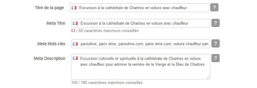 Optimisation du référencement