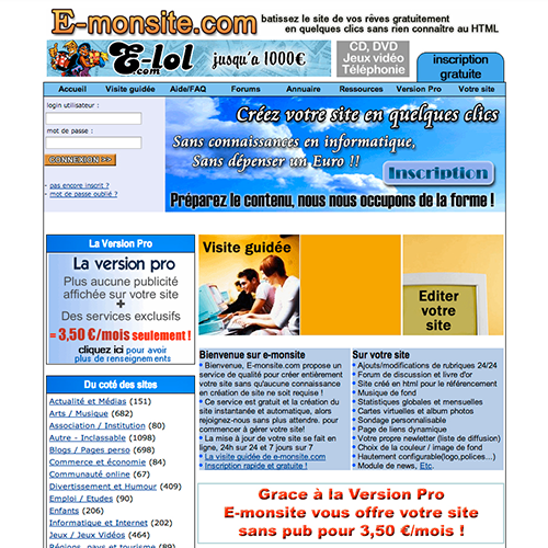 Portail e-monsite v1.3