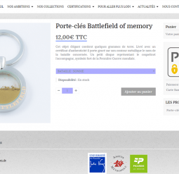 Porte cles battlefield of memory
