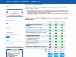 Etude thermique et attestation RT2012