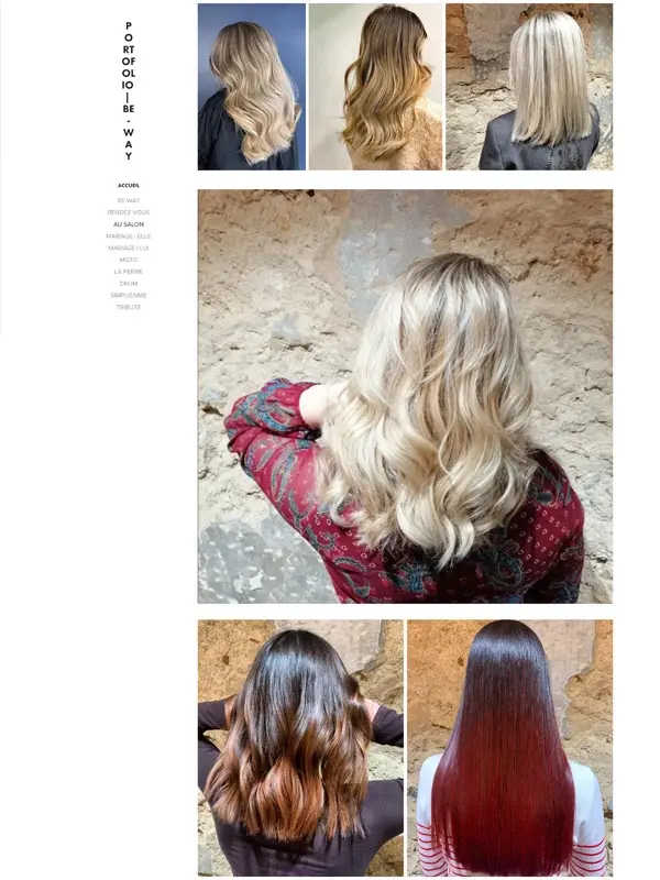 Site coiffeur Be Way
